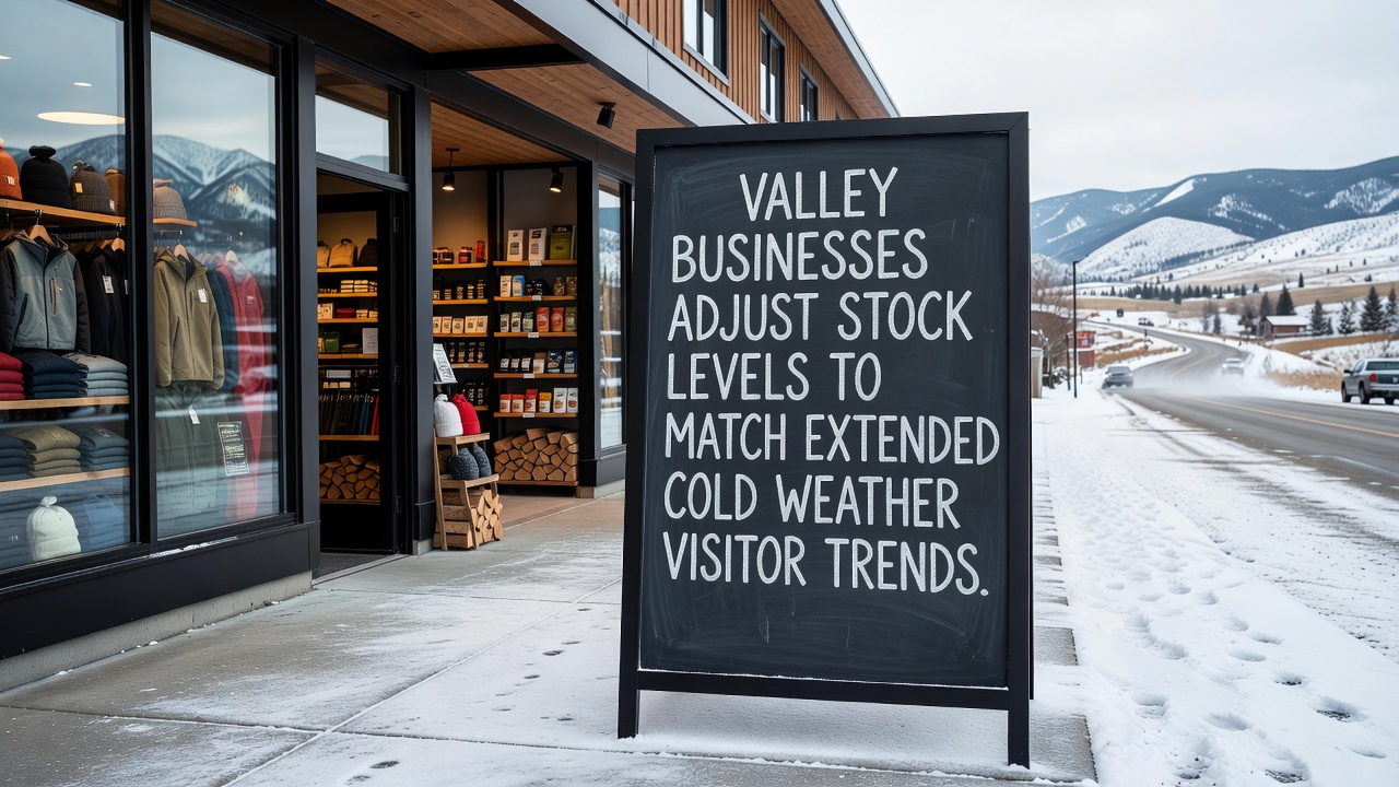 Valley Businesses Adjust Stock Levels to Match Extended Cold Weather Visitor Trends